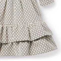 Geo Faux Fur Collared Dress White Geo 9 Geo Faux Fur Collared Dress White Geo -Fashionable Kids Shop 100047958 alt3 JJ