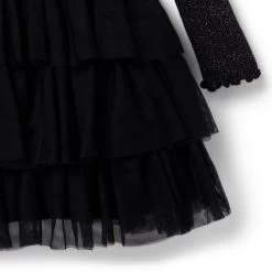 Sparkle Tiered Tulle Dress JJ Black -Fashionable Kids Shop 100047960 alt3 JJ