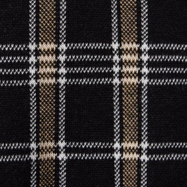 Tartan Button Cuff Jacquard Pant JJ Black Tartan 3 Tartan Button Cuff Jacquard Pant JJ Black Tartan - Image 3