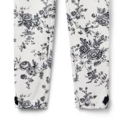 The Everyday Legging Cream And Sugar Floral Toile -Fashionable Kids Shop 100047977 alt2 JJ