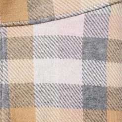 Tartan Button Cuff Jacquard Pant Camel Tartan -Fashionable Kids Shop 100048070 alt1 JJ