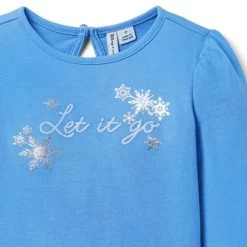 Disney Frozen Let It Go Tee Enchanting Blue 5 Disney Frozen Let It Go Tee Enchanting Blue -Fashionable Kids Shop 100048078 alt1 JJ