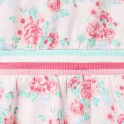 Floral Hooded Fleece Dress Dollface Pink Floral 6 Floral Hooded Fleece Dress Dollface Pink Floral -Fashionable Kids Shop 100048104 alt1 JJ