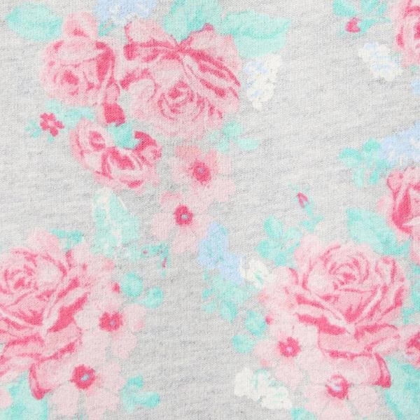 Floral French Terry Sweatshirt Stormy Heather Floral 3 Floral French Terry Sweatshirt Stormy Heather Floral - Image 3