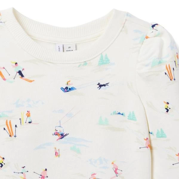 Ski Day Sweatshirt Cream And Sugar Ski 4 Ski Day Sweatshirt Cream And Sugar Ski - Image 4