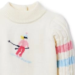 Cable Knit Ski Sweater Cream And Sugar 7 Cable Knit Ski Sweater Cream And Sugar -Fashionable Kids Shop 100048128 alt2 JJ