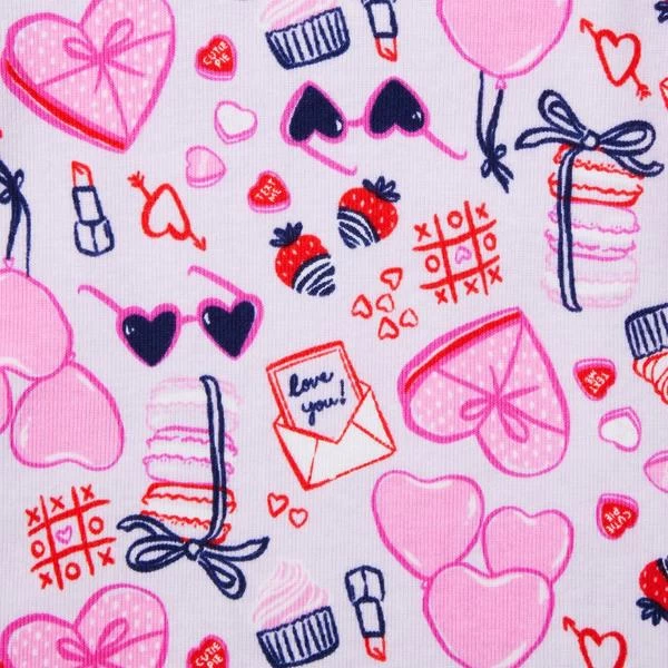 Good Night Pajamas In Valentine Loves Lilac Valentine Loves 2 Good Night Pajamas In Valentine Loves Lilac Valentine Loves - Image 2