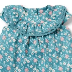 The Park Picnic Baby Set Vintage Teal Floral -Fashionable Kids Shop 100048355 alt1 JJ