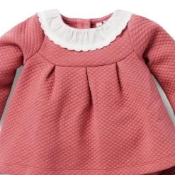 Baby Quilted Collared Matching Set Mauvewood -Fashionable Kids Shop 100048356 alt2 JJ