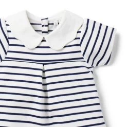 Baby Striped Matching Set Merchant Marine Stripe -Fashionable Kids Shop 100048359 alt1 JJ