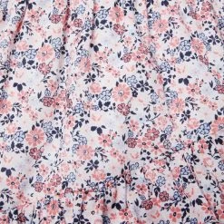 Floral Ruffle Wrap Sundress White Floral -Fashionable Kids Shop 100048365 alt1 JJ