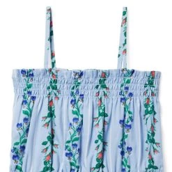 The Skye Smocked Romper Water Drop Floral -Fashionable Kids Shop 100048369 alt2 JJ