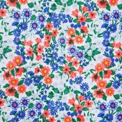 Floral Puff Sleeve Sweatshirt White Floral -Fashionable Kids Shop 100048375 alt1 JJ