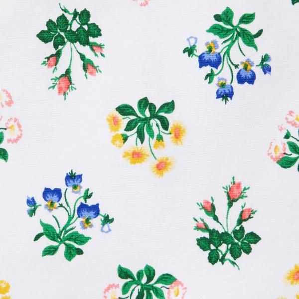 Floral Ponte Short White Floral 3 Floral Ponte Short White Floral - Image 3