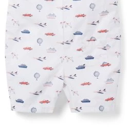 The Around The Globe Poplin Baby Romper White Around The Globe 9 The Around The Globe Poplin Baby Romper White Around The Globe -Fashionable Kids Shop 100048391 alt3 JJ