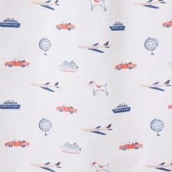 Around The Globe Poplin Shirt White Around The Globe 6 Around The Globe Poplin Shirt White Around The Globe -Fashionable Kids Shop 100048400 alt1 JJ