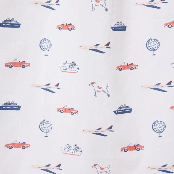 Around The Globe Poplin Shirt White Around The Globe 3 Around The Globe Poplin Shirt White Around The Globe - Image 3