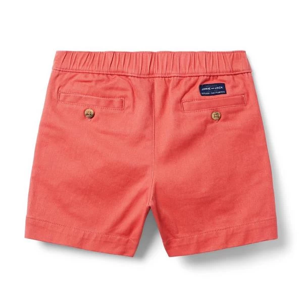 The Drawstring Pull-On Short Relaxed Red 2 The Drawstring Pull-On Short Relaxed Red - Image 2