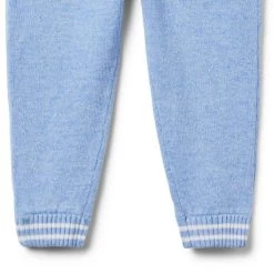 Striped Trim Jogger Marine Blue Heather -Fashionable Kids Shop 100048419 alt2 JJ