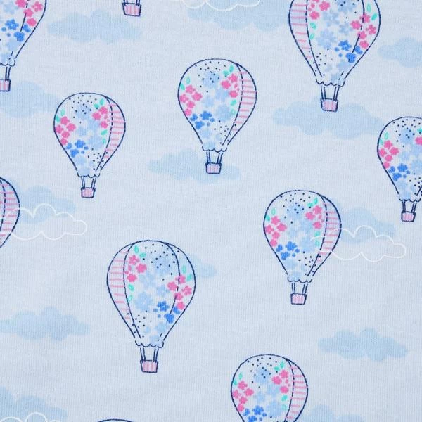 Good Night Pajamas In Hot Air Balloon Light Periwinkle Hot Air Balloon 2 Good Night Pajamas In Hot Air Balloon Light Periwinkle Hot Air Balloon - Image 2