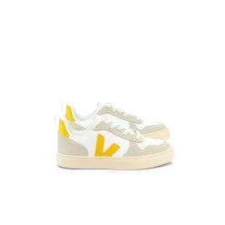 Kid Veja Esplar Lace-Up Sneaker Ouro Almond -Fashionable Kids Shop VEJA CX0503246C alt1 JJ