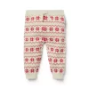 Baby Snowflake Fair Isle Pant Cream And Sugar Snowflake Fair Isle