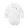 Disney Winnie The Pooh Baby Polo Bodysuit Jet Ivory