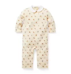 Disney Winnie The Pooh Baby Collared One-Piece Alabaster