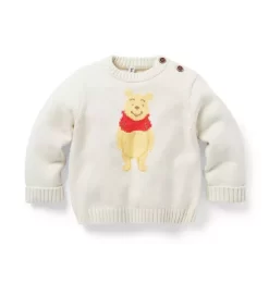 Disney Winnie The Pooh Baby Sweater Ecru