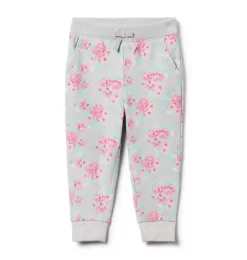 Floral Jogger Stormy Heather Floral