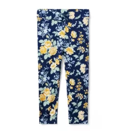 Floral Ponte Pant Merchant Marine Floral