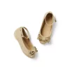 Sparkle Bow Ballet Flat Gold