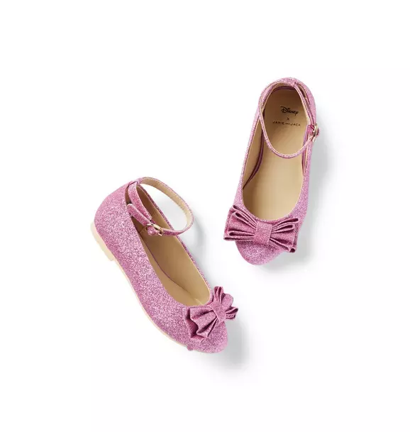 Disney Aurora Glitter Ballet Flat Fuchsia Pink 1 Disney Aurora Glitter Ballet Flat Fuchsia Pink