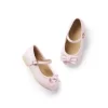 Patent Bow Ballet Flat Cotton Candy Pink