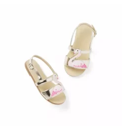 Flamingo Metallic Sandal Gold