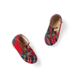 Tartan Bow Ballet Flat Bradbury Red Tartan