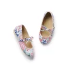 Floral Bow Flat Egyptian Blue Floral