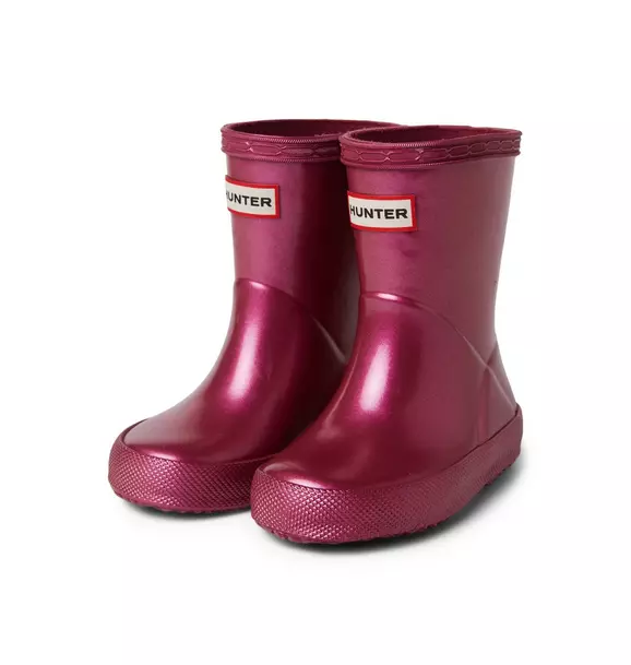 Hunter Original Kids First Classic Nebula Rain Boot Booksmart Burgundy 1 Hunter Original Kids First Classic Nebula Rain Boot Booksmart Burgundy