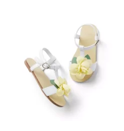 Flower Sandal Double Cream