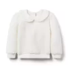 Sherpa Collared Sweater Ivory