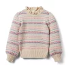 The Forever Fair Isle Sweater Fluffy Bunny Fair Isle