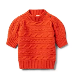 The Cable Knit Sweater Blazing Sun