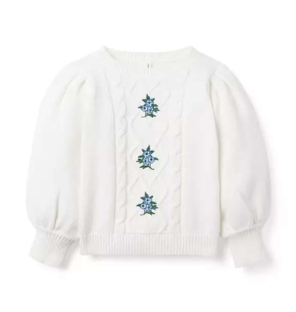 The Garden Lane Sweater White 1 The Garden Lane Sweater White