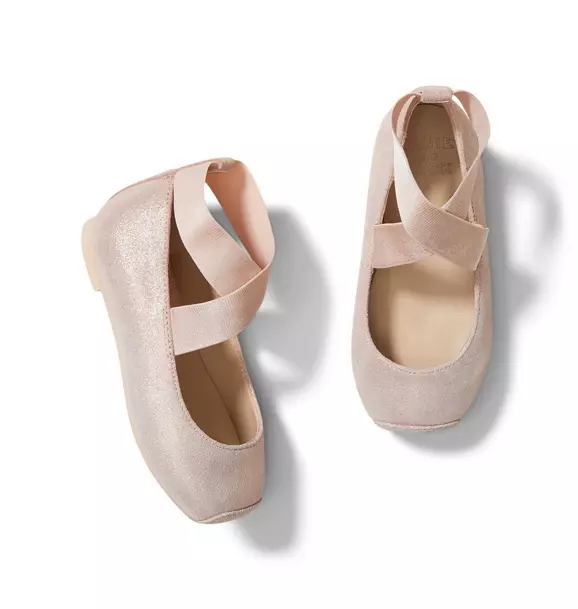 Shimmer Ballet Flat Pearl Blush 1 Shimmer Ballet Flat Pearl Blush