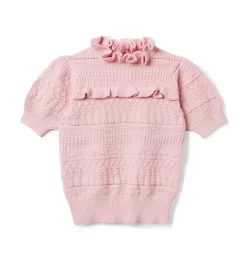 The Heights Sweater Top Peachskin