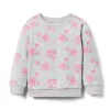 Floral French Terry Sweatshirt Stormy Heather Floral