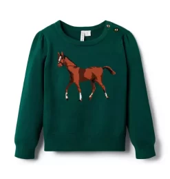 The Horse Show Sweater Enchanted Forest