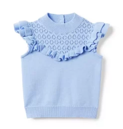 The Skyline Crochet Top Bye Bye Blue