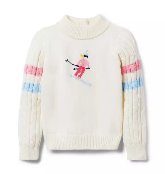 Cable Knit Ski Sweater Cream And Sugar 1 Cable Knit Ski Sweater Cream And Sugar