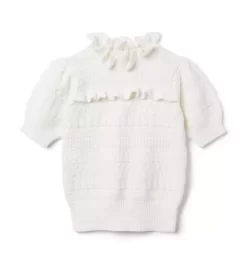 The Heights Sweater Top Jet Ivory